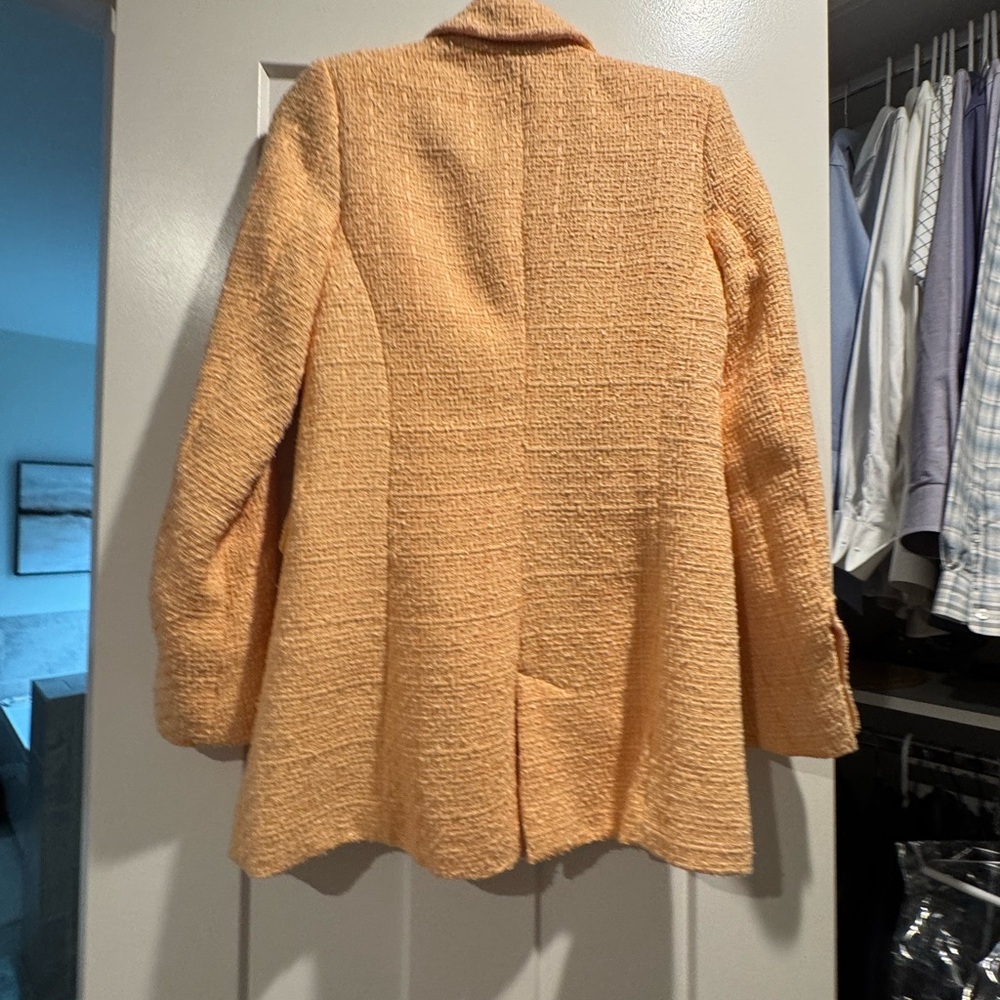 Elegant Women's Blazer in Peach by Jason Wu - Picture 5 of 6